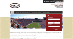 Desktop Screenshot of bellaproperties.net
