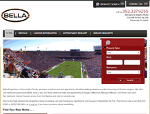 Tablet Screenshot of bellaproperties.net